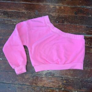 Pink Asymmetrical Sweater